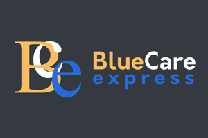 This is Bluecare Express Tracking logo